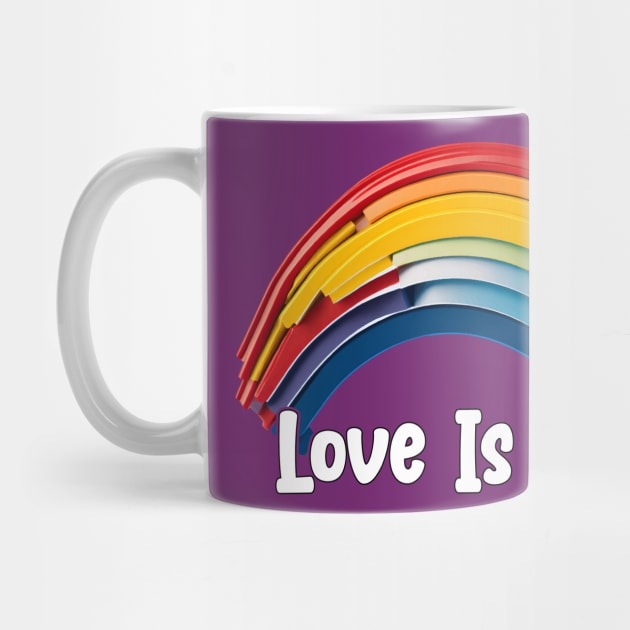 Prideful Skies LGBTQ gay pride Rainbow Colored Design by star trek fanart and more